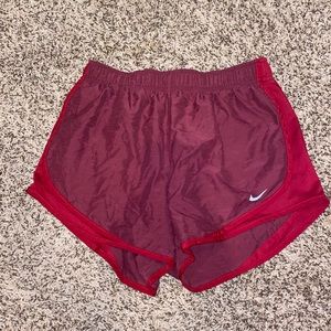 Used women’s Nike shorts with liner size medium